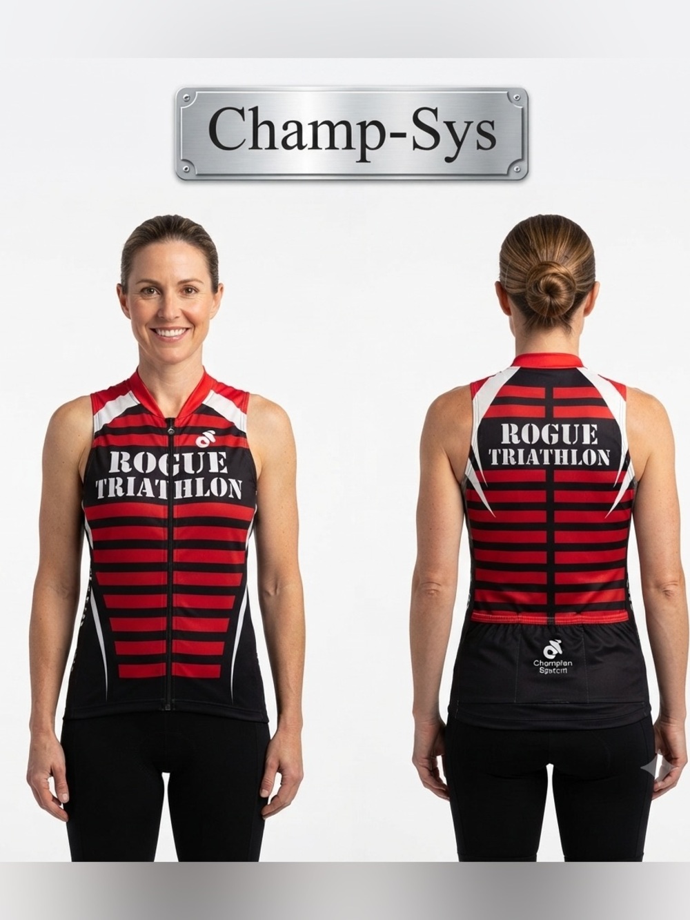 Champ Sys Cycling Sleeveless Jersey Ladies Large